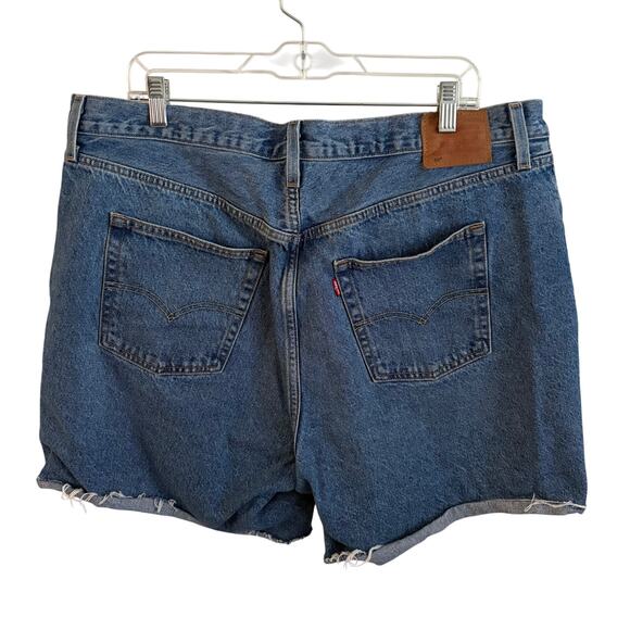 Levi’s 501 ‘90s Light Wash Button Fly Denim Jort Short 16W Women’s Blue - Picture 3 of 6